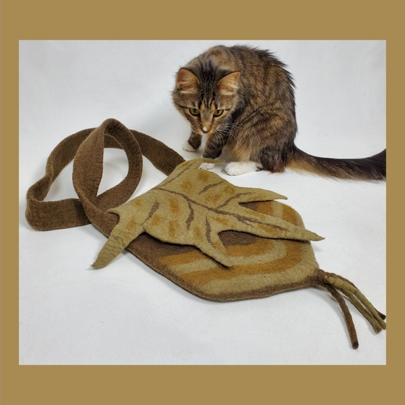 Vintage leaf bag - Picture 7 of 8